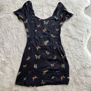 NWT RVCA Beautiful Butterfly Dress S